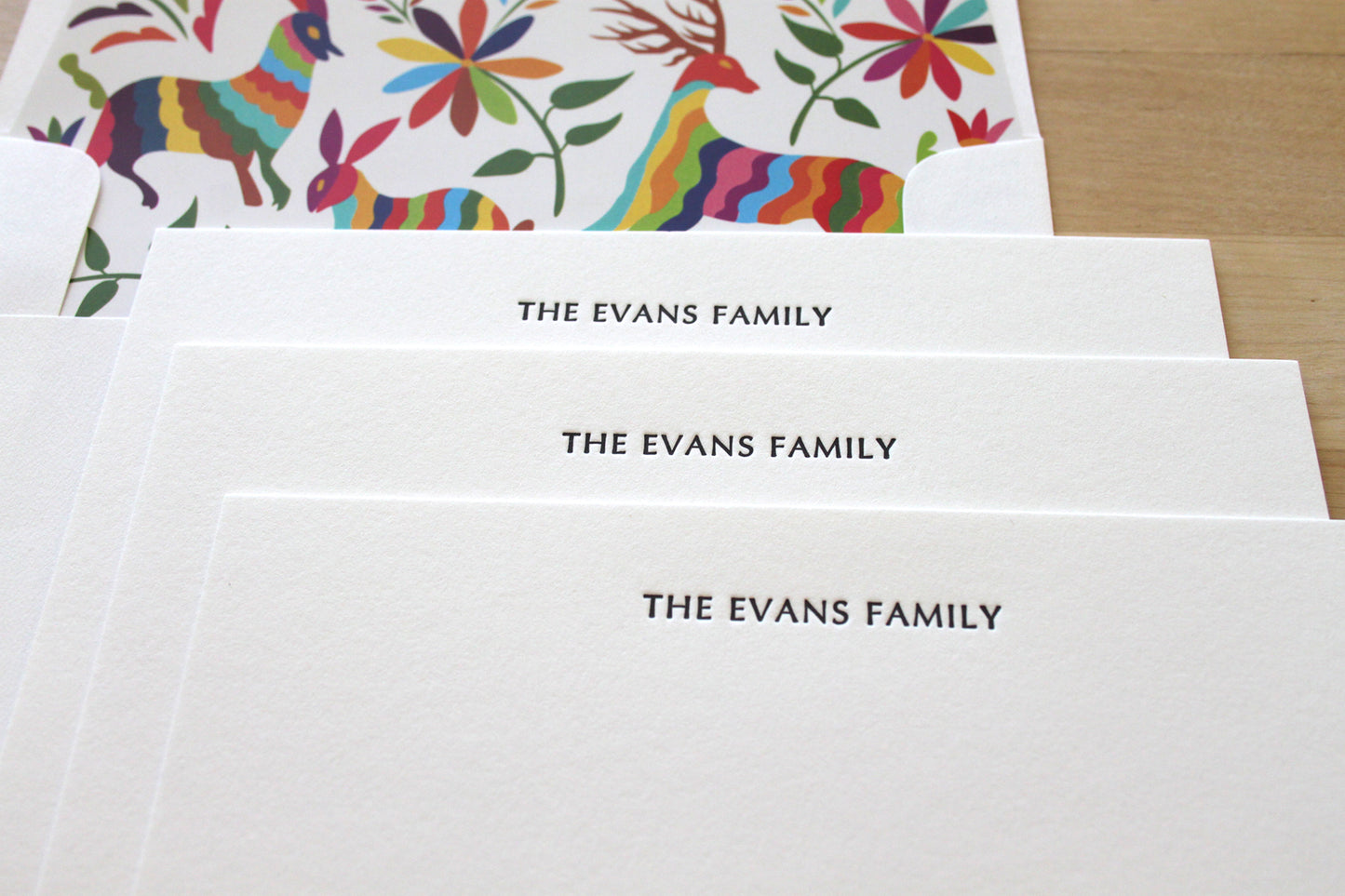 Colorful Otomi Style Wedding Stationery