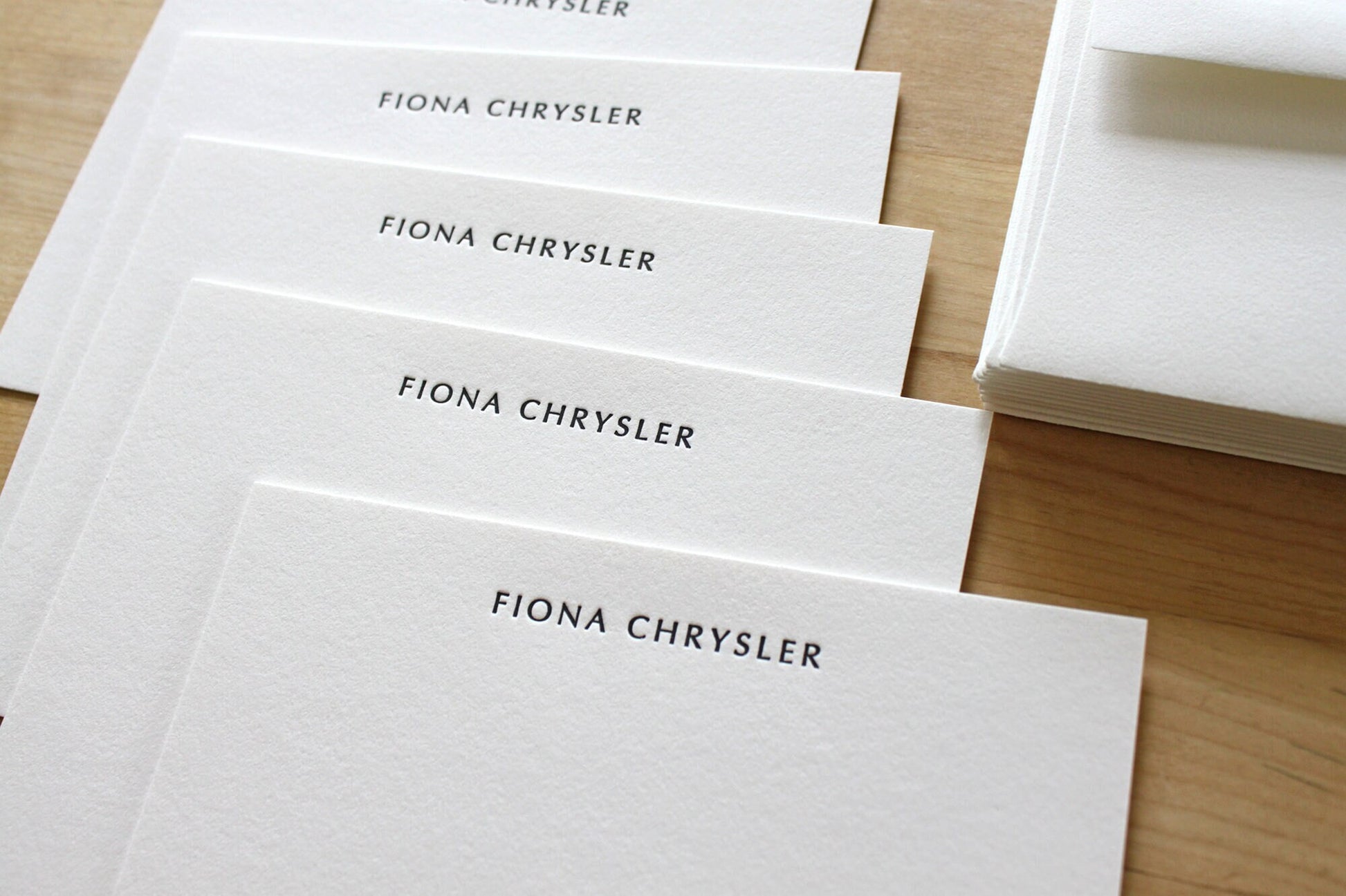 letterpress custom stationery