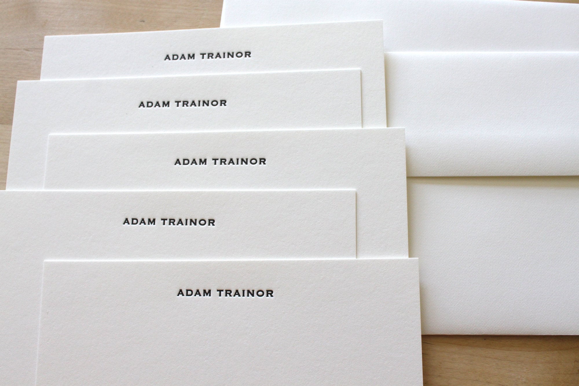 copperplate font men stationery
