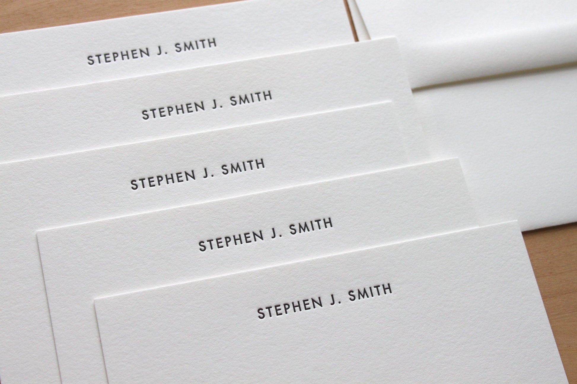 letterpress stationery