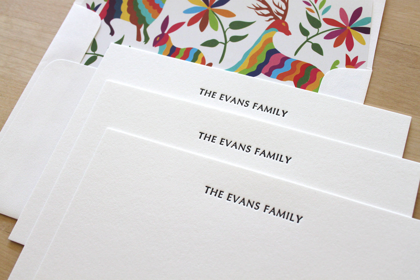Colorful Otomi Style Wedding Stationery