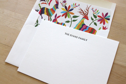 Colorful Otomi Style Wedding Stationery