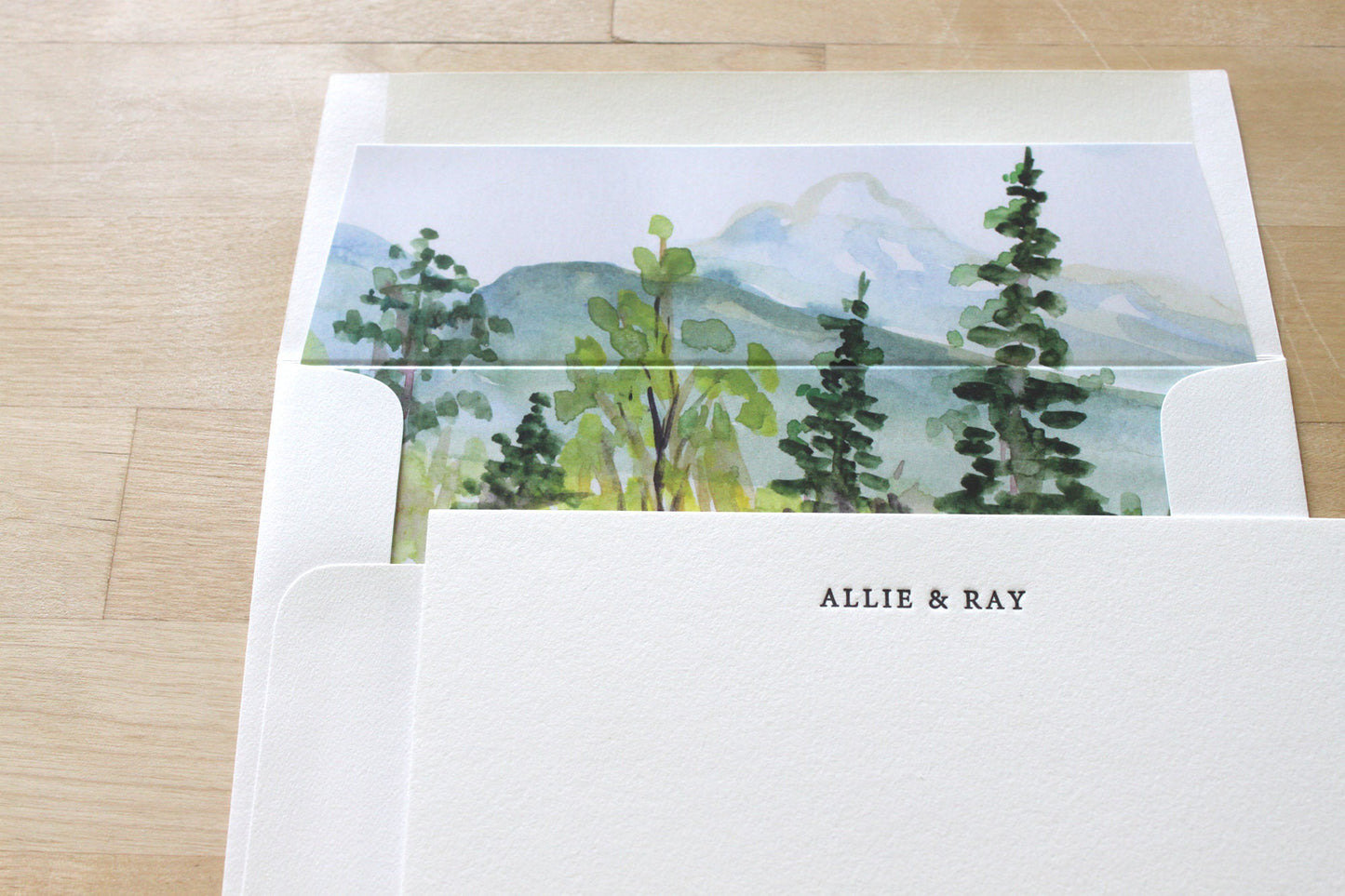 Mountains Wedding Stationery