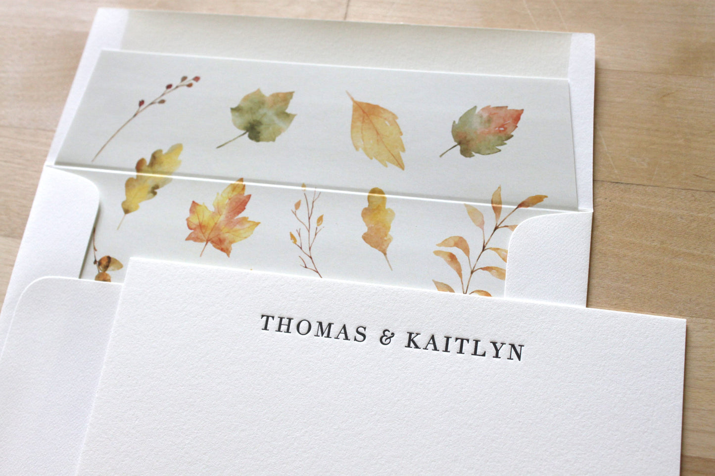 Autumn Leaves Wedding Stationery