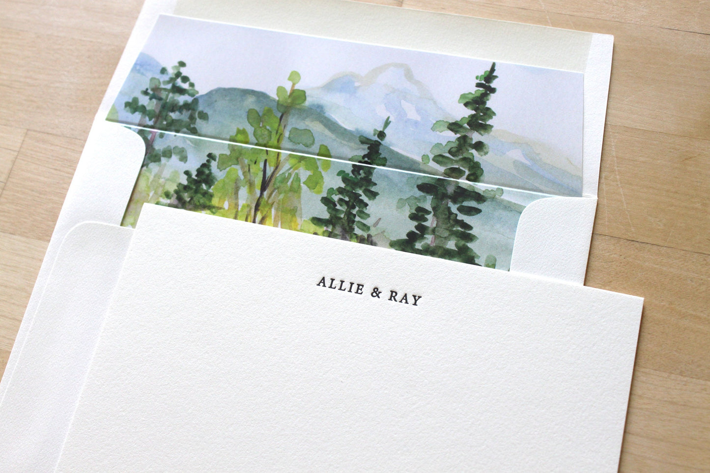 Mountains Wedding Stationery